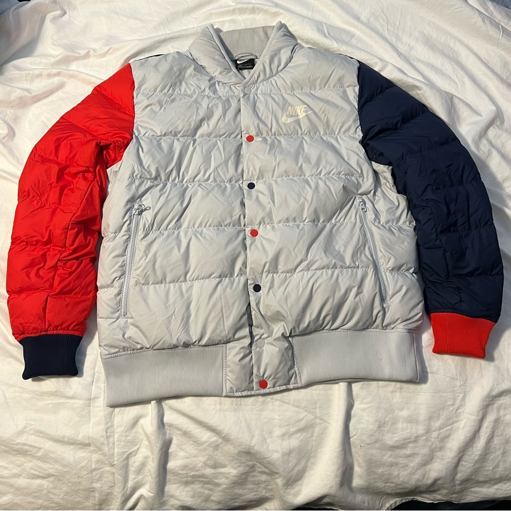 Mens Multicolored Nike Bomber Jacket